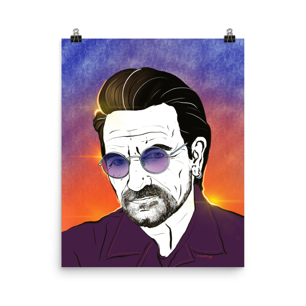 Rock icon graphic illustration