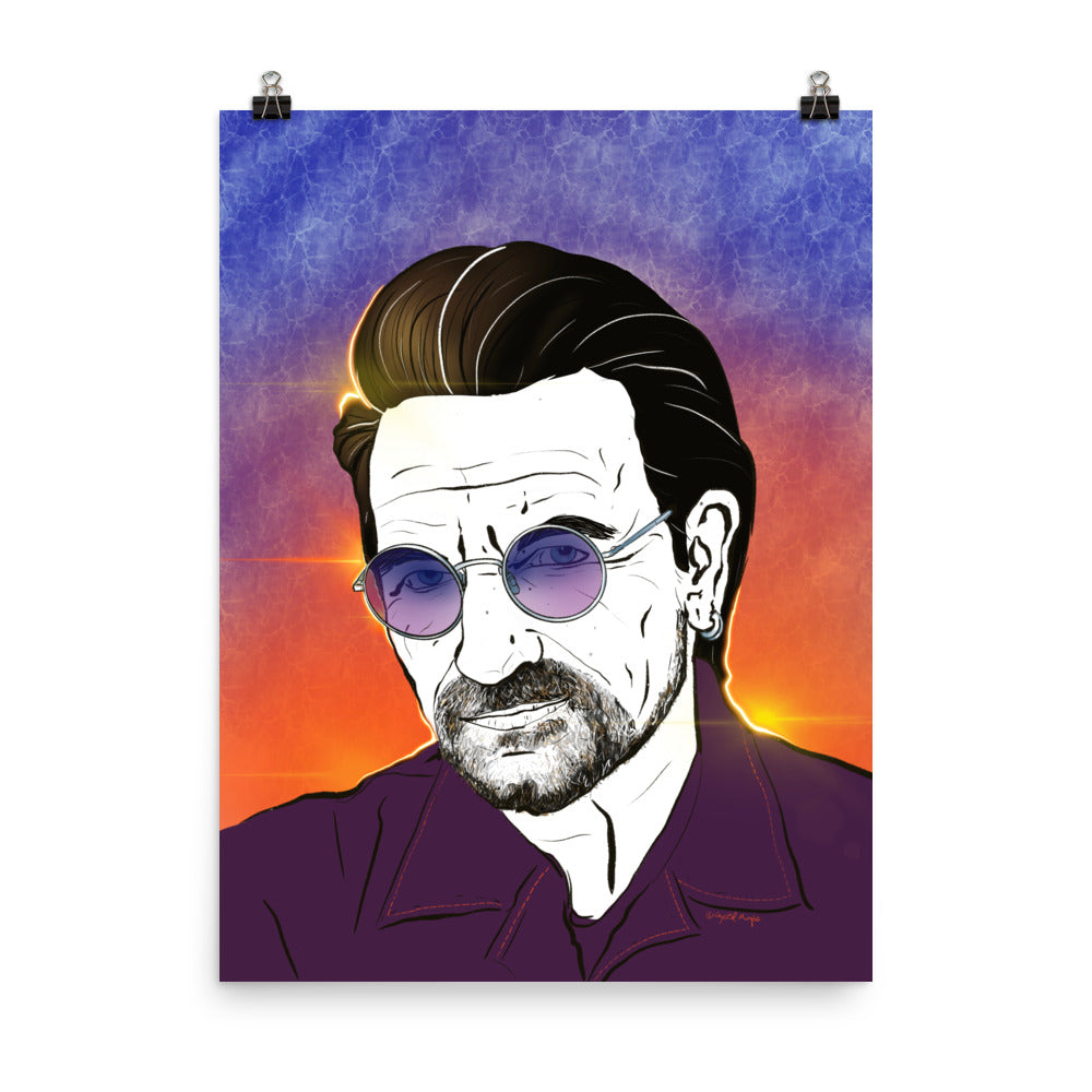 Rock icon graphic illustration