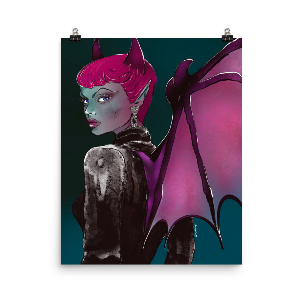 Pink aesthetic fantasy illustration