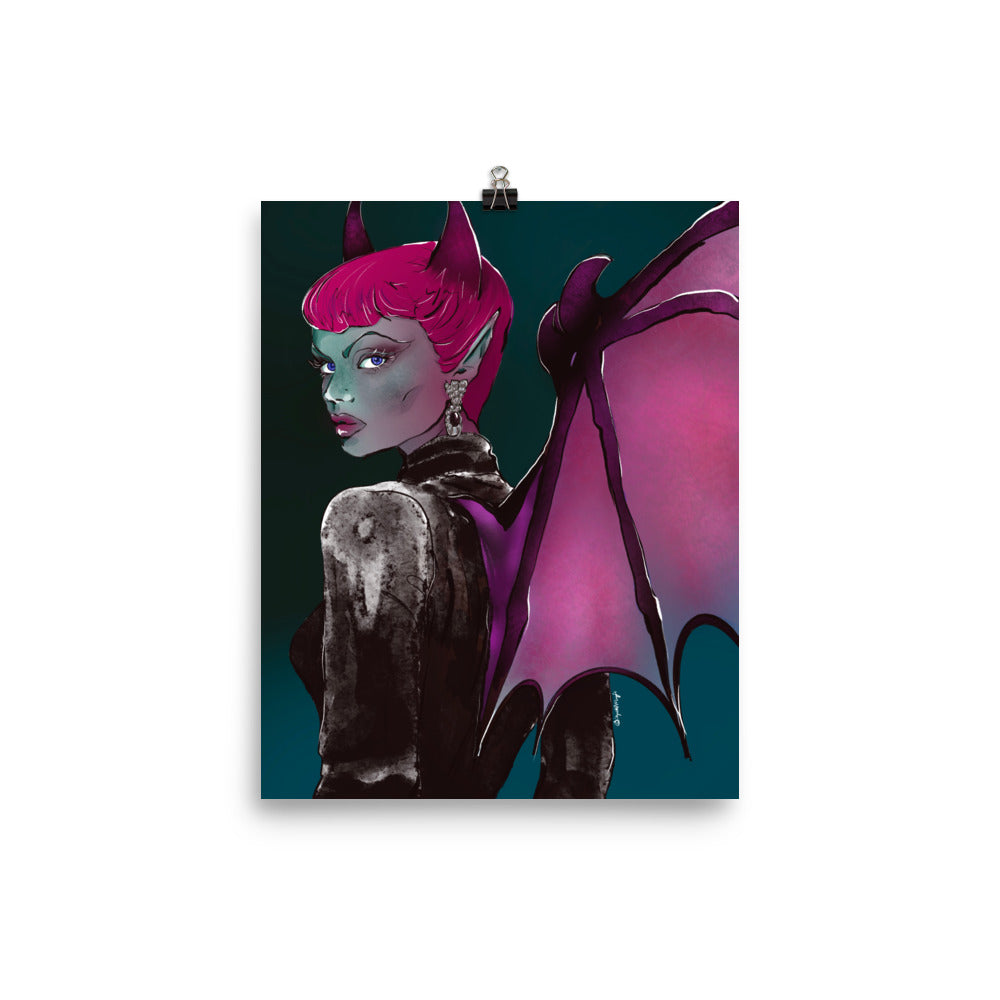 Pink aesthetic fantasy illustration