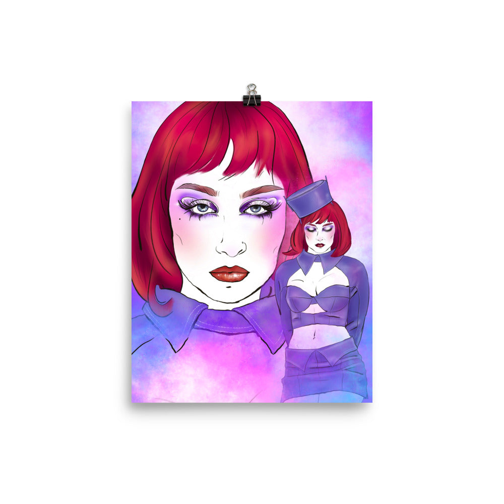 Pink smoke glam Chappell Roan artwork