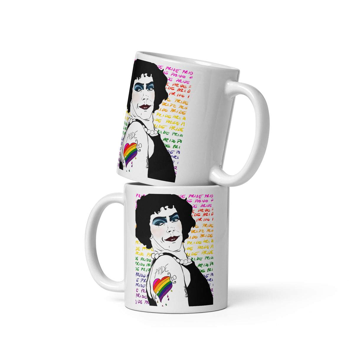 Rocky Horror PRIDE mug portrait

