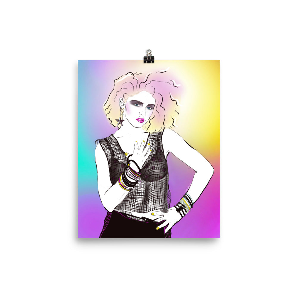 Crystal Creates Magic Madonna print