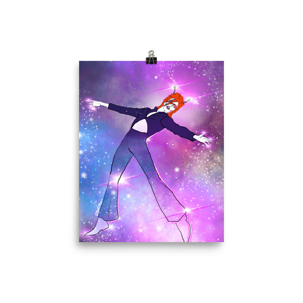 Crystal Creates Magic Bowie Halloween print