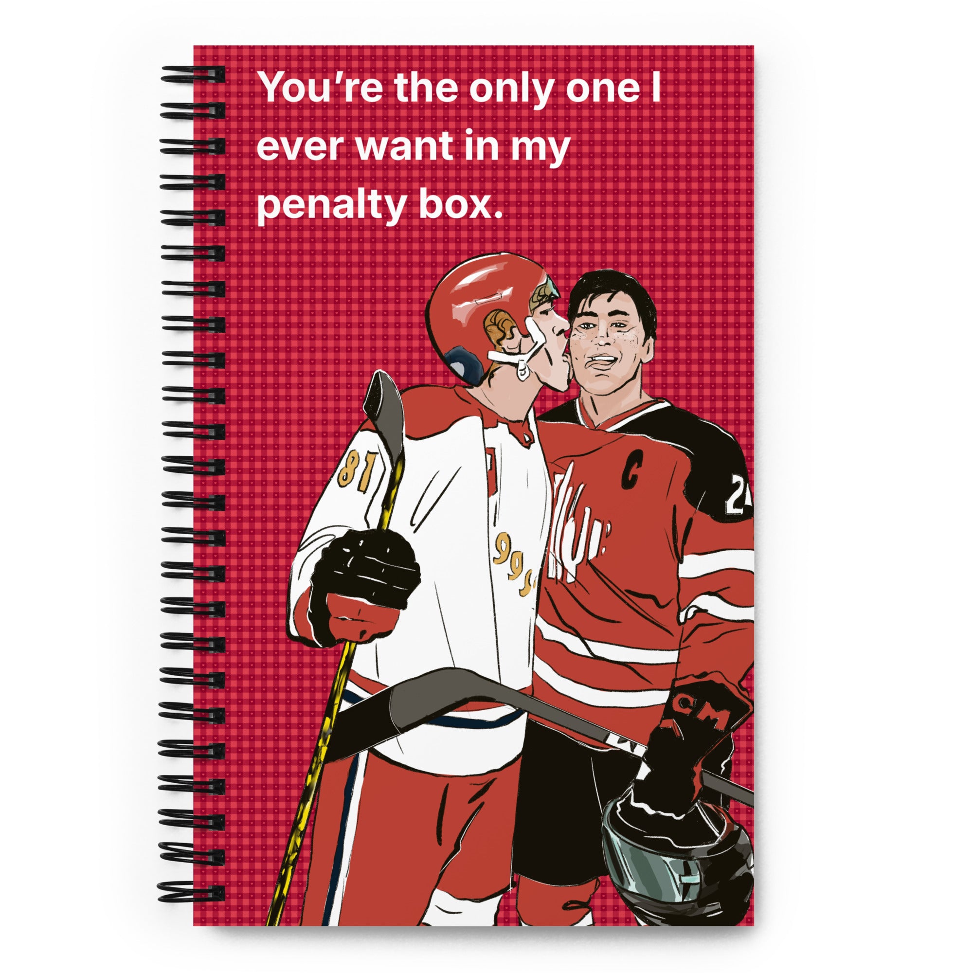 Heated Rivalry Spiral Notebook – Crystal Creates Magic
